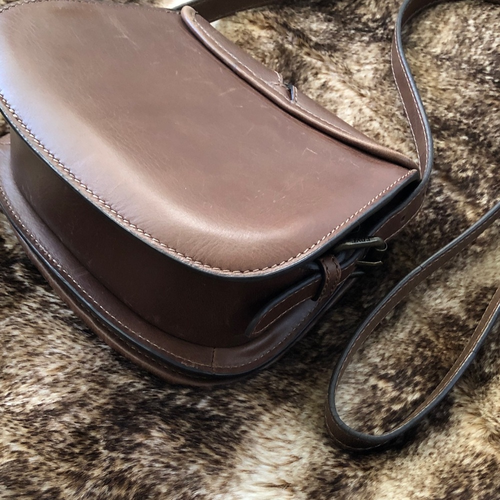 Frye Woven Leather Farrah Bold Weave Crossbody Bag with Tag Card Dust bag - Picture 7 of 16